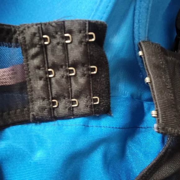 Elegant Blue and Black Women's Chemise - Picture 9 of 15